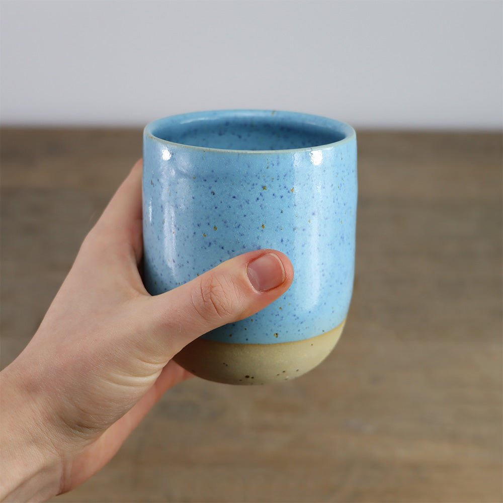 Keramik Becher ohne Henkel Handmade - BE 11005 - 4 - Becher