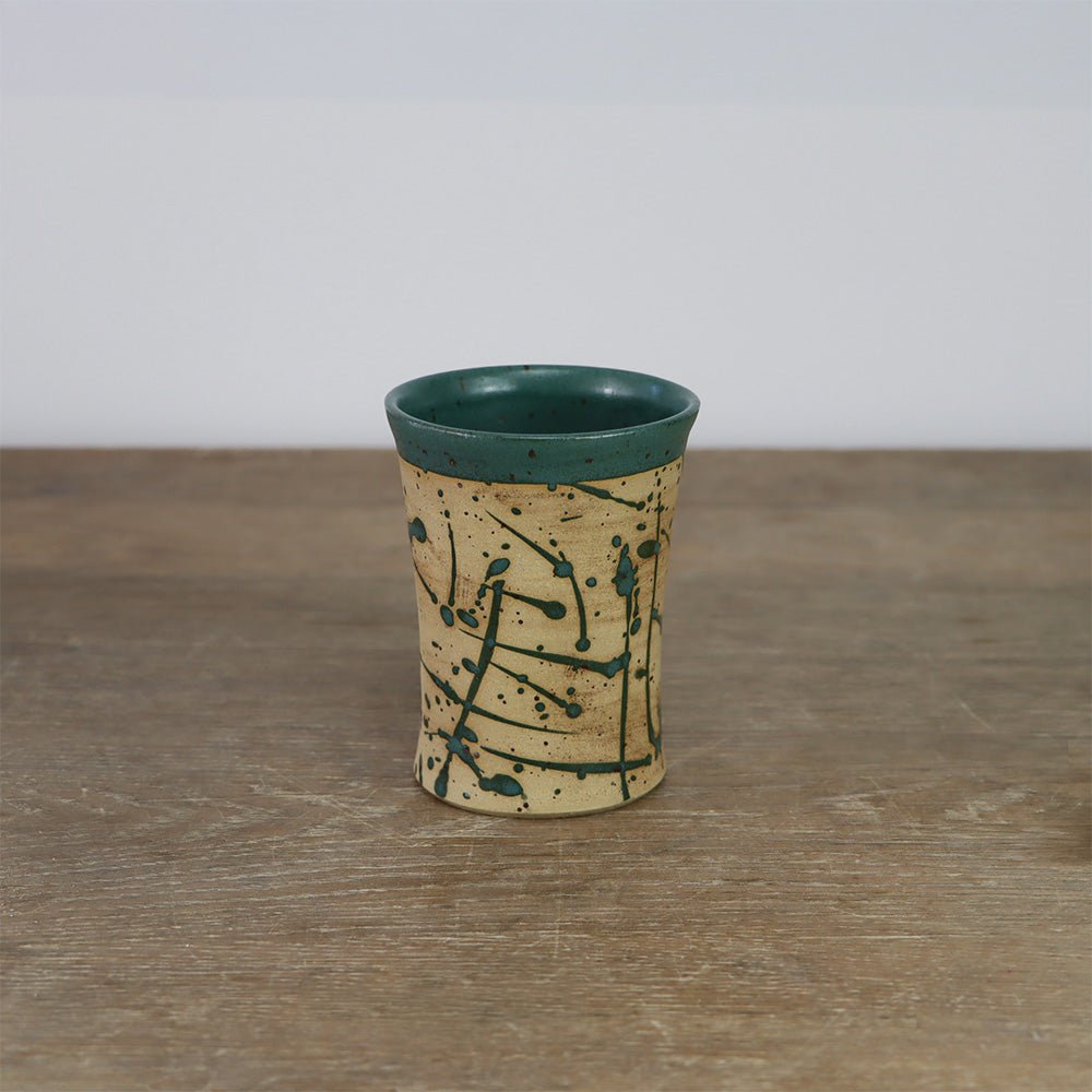 Keramik Becher ohne Henkel Handmade - BE 11005 - 13 - Becher