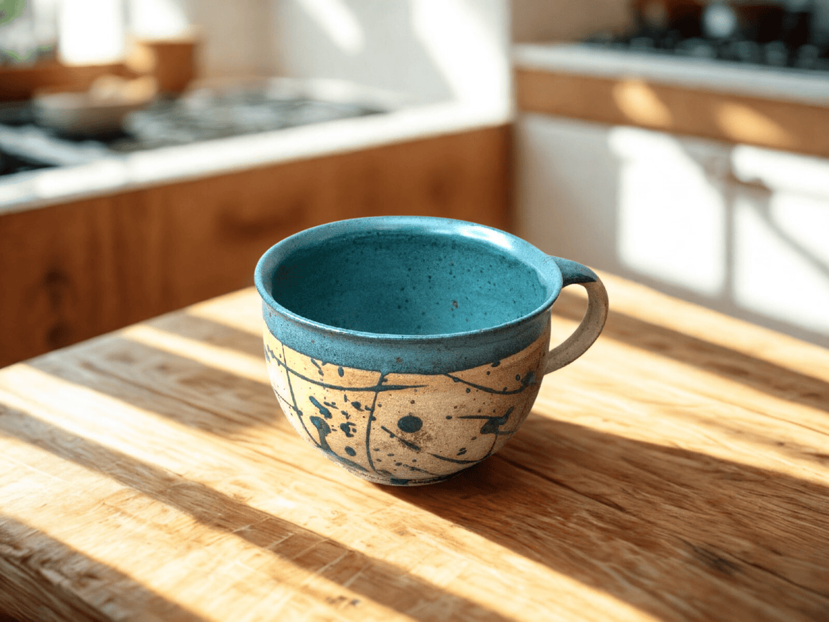 Jumbotasse, große Tasse aus Keramik Handgefertigt - TJ 31200 - 500 ml Tasse